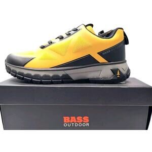 Bass Outdoor Seamless Hiker Low Gold Yellow Mens 9.5 Water & Slip Resistant New